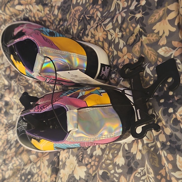 Nightmare Before Christmas Multicolor Womens High-Top Sneakers - Picture 5 of 5